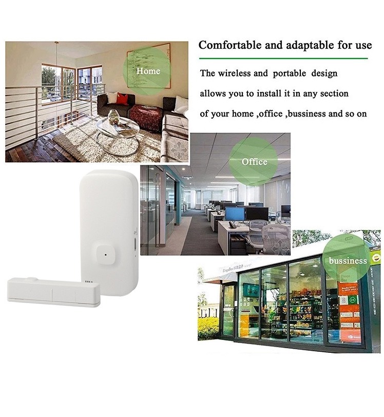 Thiết bị cảm ứng cửa báo động trộm vào nhà (WIFI+sạc)