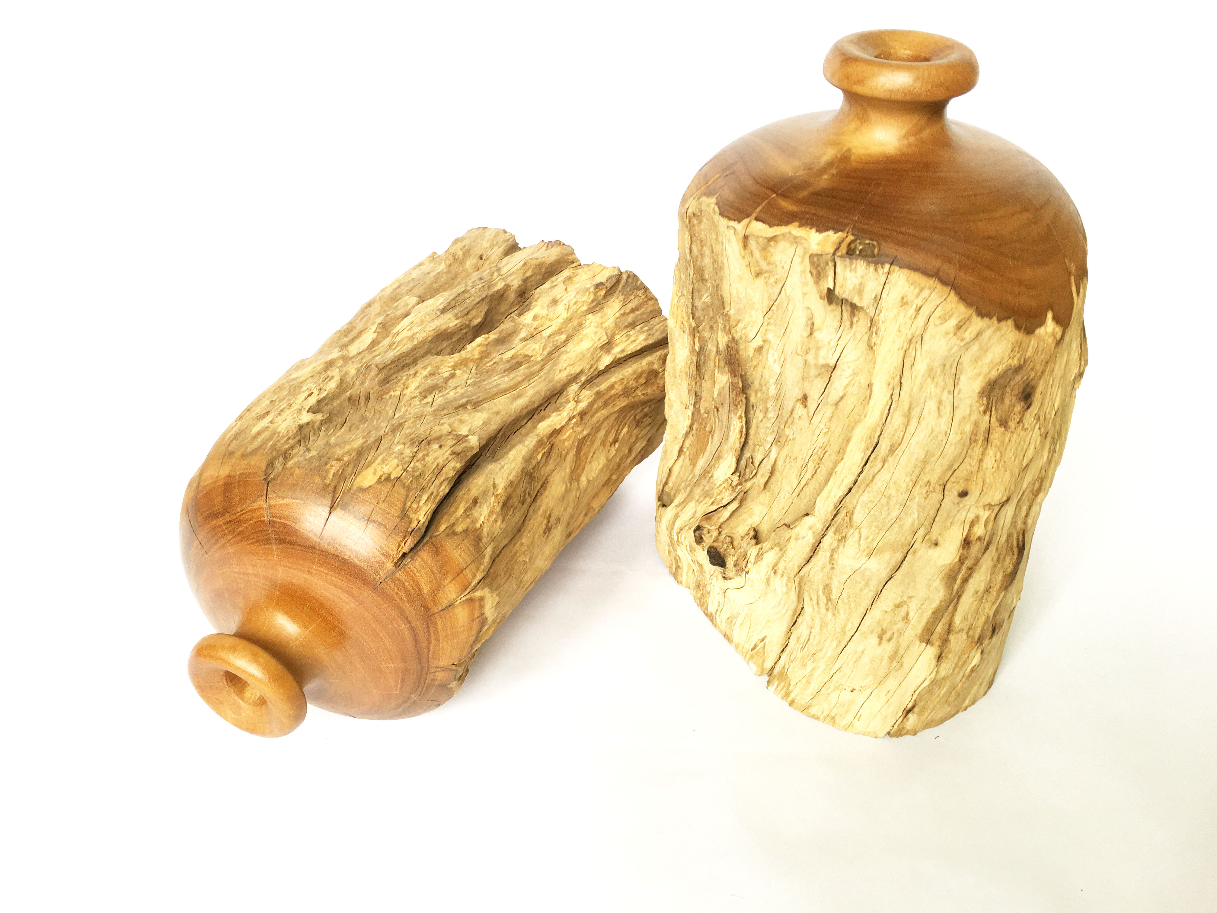 Lọ bình hoa gỗ lũa tự nhiên gỗ Bình Linh dùng decor trang trí sang trọng