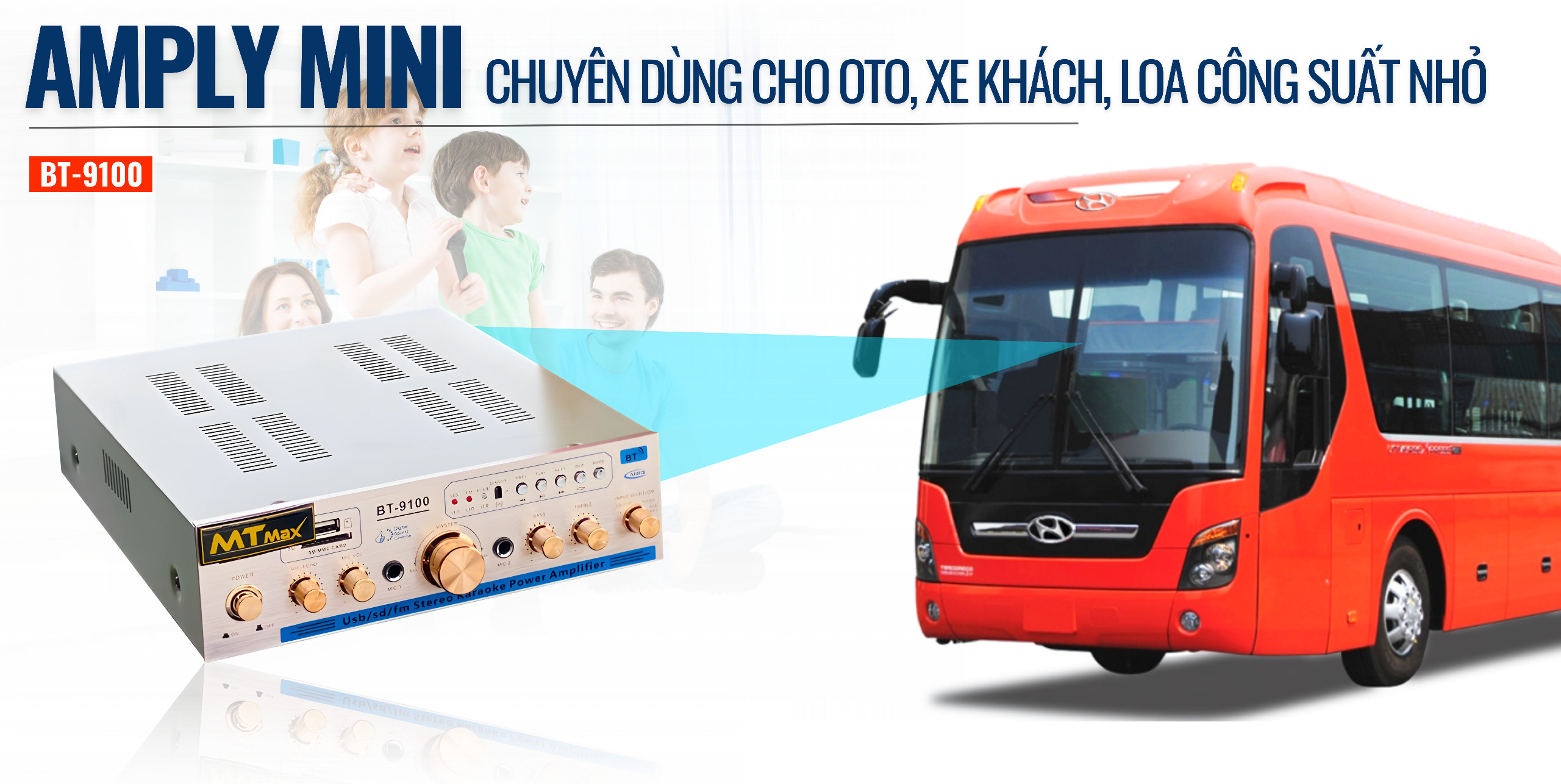 Combo Amply BT9100 Công Suất 300W Và 6 Cặp Loa Treo Tường, Âm Thanh Mini Cho Spa, Quán Cà Phê, Phòng Trà, Phòng Tập Thể Dục, Nhà Trường, Tặng 10M Dây Loa Kết Nối Với Amply, Hàng Nhập Khẩu