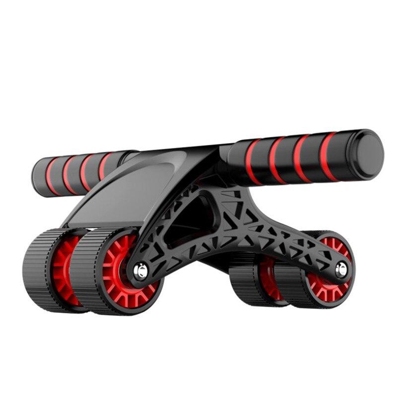 Four Wheeled Ab Roller Arms Belly Core Abdominal Exercise Fitness Trainer Home Gym Workout Bodybuilding Equipment