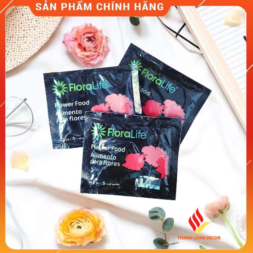 Gói dưỡng hoa tươi lâu Floralife - Nhập khẩu từ Mỹ - Giữ hoa lâu trong lọ hoa bình hoa