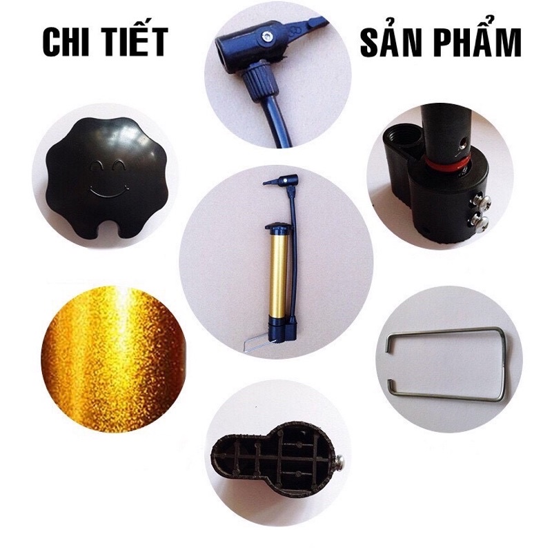 Kim bơm bóng chuyền hơi, bóng đá, bóng rổ bằng thép không gỉ tiện dụng. Bơm bóng - bơm xe đạp cầm tay Mini Cầm tay Vô cùng tiện lợi cho Thanh niên chơi Thể
