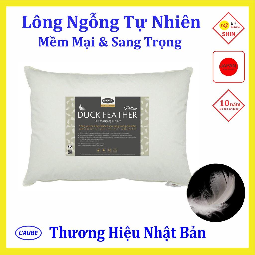 Ruột gối ôm lông vũ tự nhiên Feather Laube 35x100cm