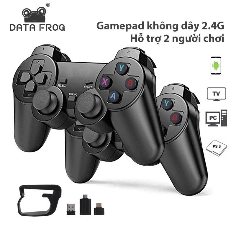 Data Frog Tay Cầm Chơi Game Không Dây 2.4G Cho Điện Thoại PS3 Android PC