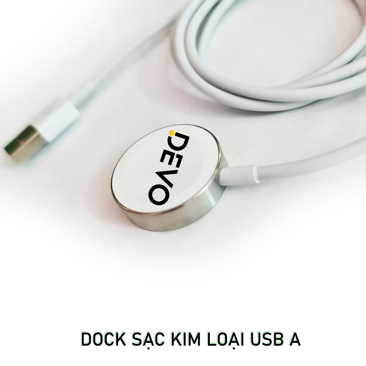 Dock sạc pin cho đồng hồ Apple Watch Thế hệ 1/2/3/4/5/6/SE/7/8/9/SE2 / Apple Watch Ultra1/2 DEVO - Hàng Nhập Khẩu