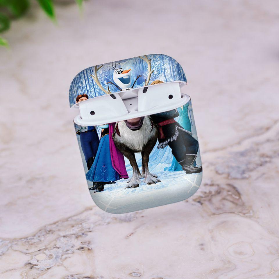 Miếng dán skin cho AirPods in hình Frozen - fil0x002 (AirPods ,1 2, Pro, TWS, i12)