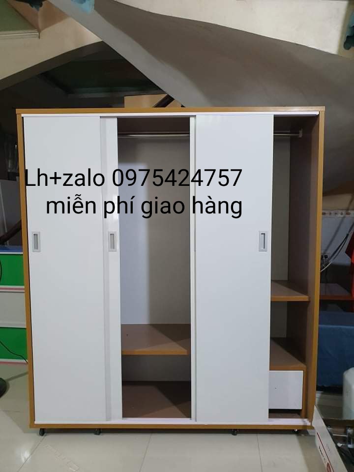 Tủ nhựa đài loan 4 cánh cửa lùa