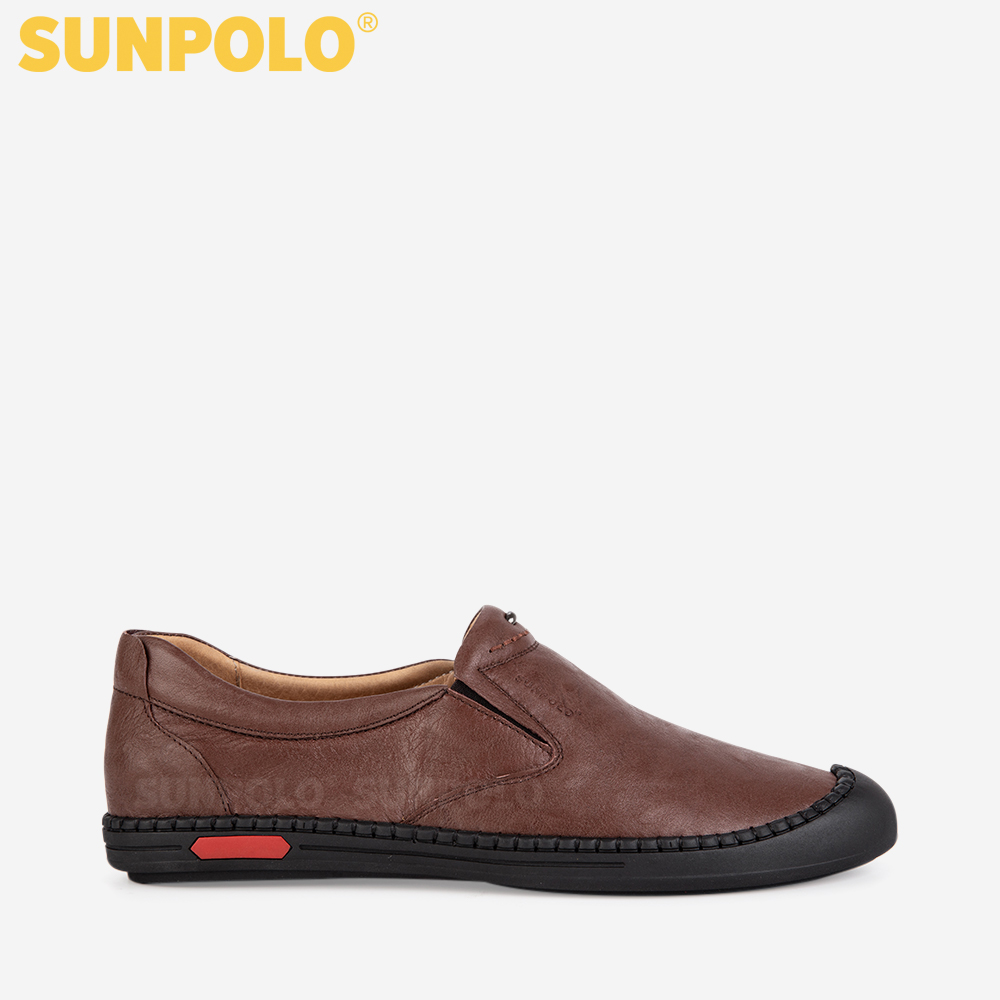 Giày Lười Nam Da Bò SUNPOLO CS5028
