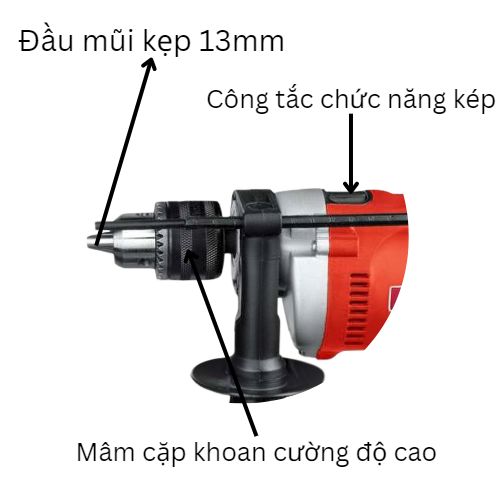 Máy khoan động lực 13mm có bê tông Sencan 521302