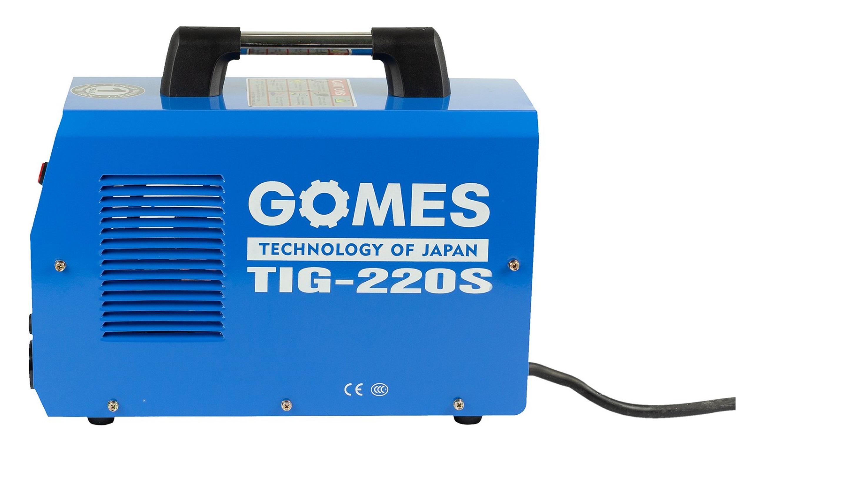 MÁY HÀN TIG ĐIỆN TỬ GOMES TIG-220S - HÀNG CHÍNH HÃNG