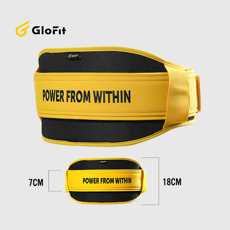 Đai Lưng Tập Gym Glofit-GFHY002. Đai Lưng Tập Thể Hình Cao Cấp (WEIGHT LIFTING BELT) - 