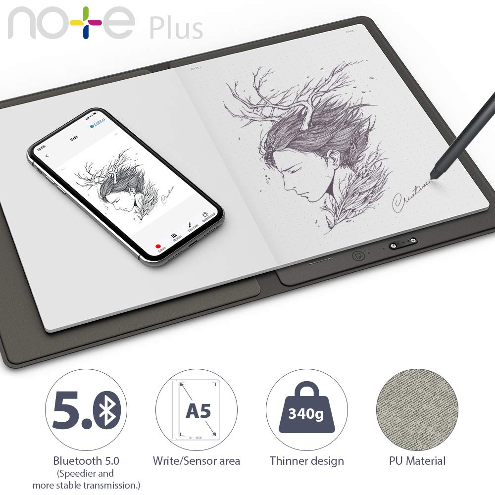 Sổ Tay Điện Tử Thông Minh XP-Pen Note Plus Smart Notepad Digital Notebook - Hàng Chính Hãng