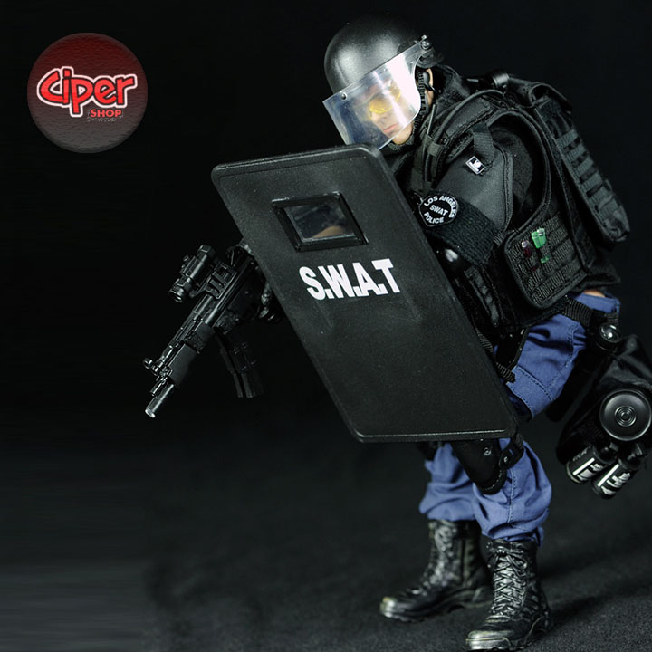 Mô hình Figure Lính Đặc Nhiệm Swat 1/6 - Shield Player