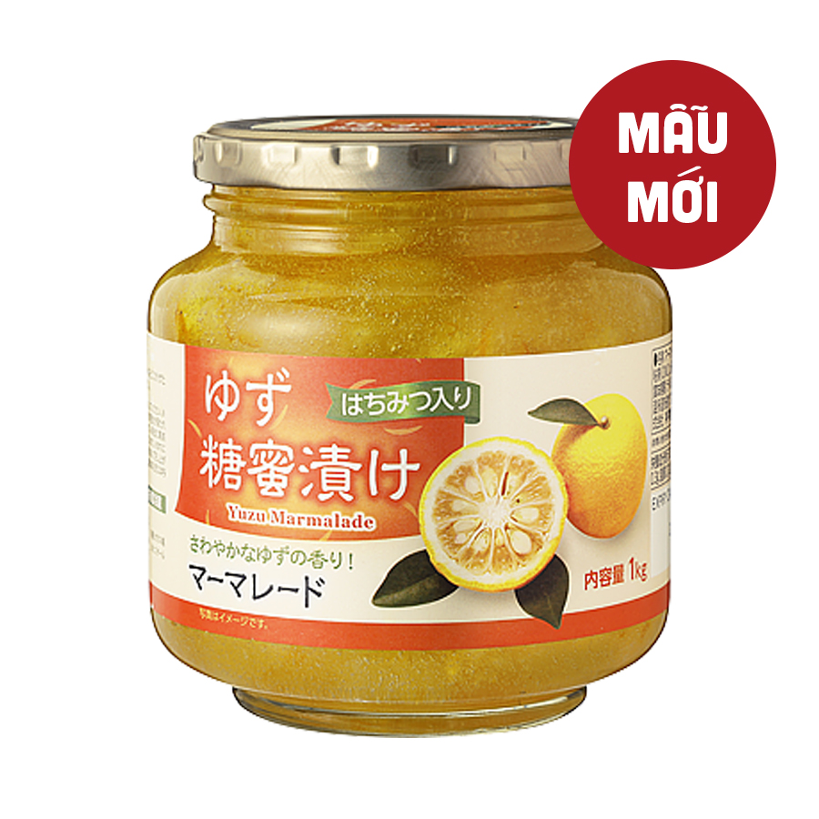   Mứt chanh ngâm mật ong Yuzu 1kg Nhật Bản