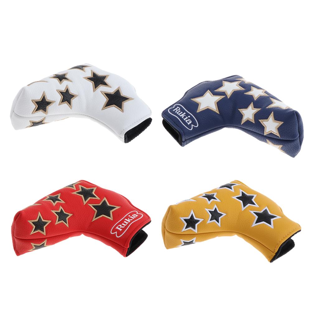 Waterproof Golf Putter Head Covers Blade PU Leather Club Headcover