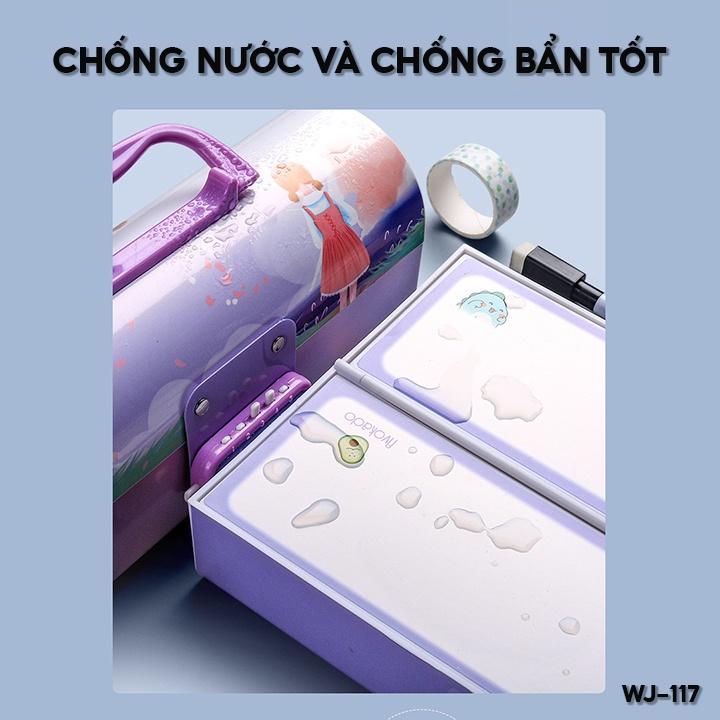 Hộp Đựng Bút Kim Loại Có Nhiều Khoang Chứa Có Chỉnh Mật Khẩu WJ-117