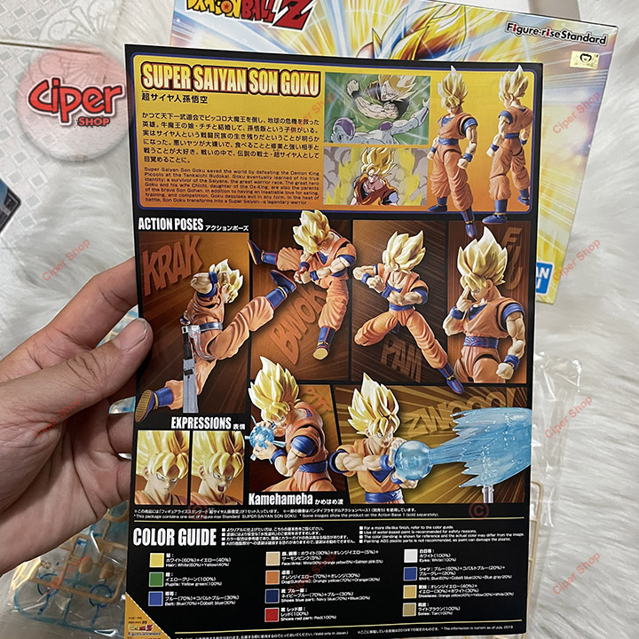 Mô hình Son Goku SS lắp ráp - Figure Rise Standard Son Goku Super Saiyan