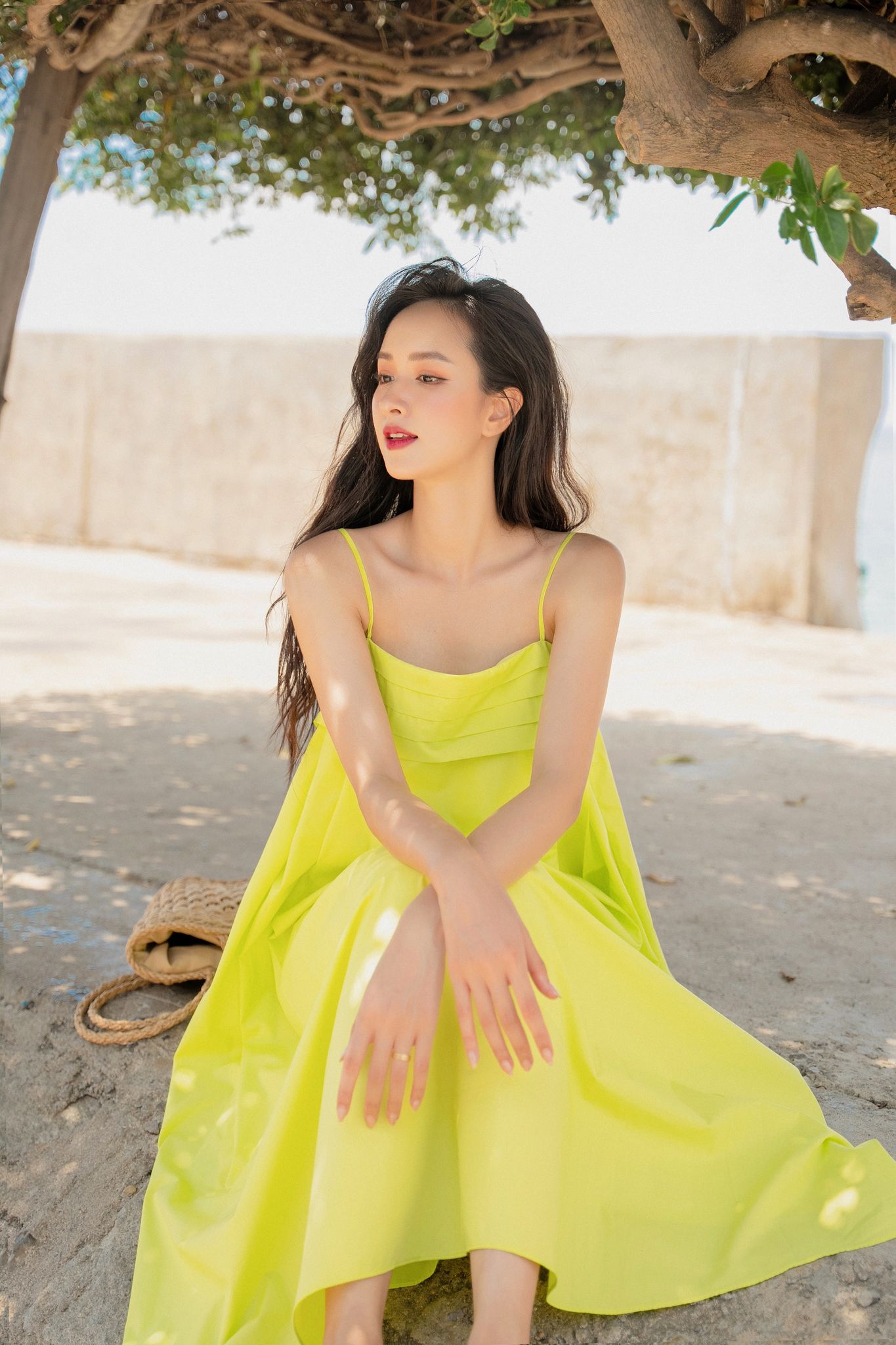 OLV - Đầm Venia Dress in Lime