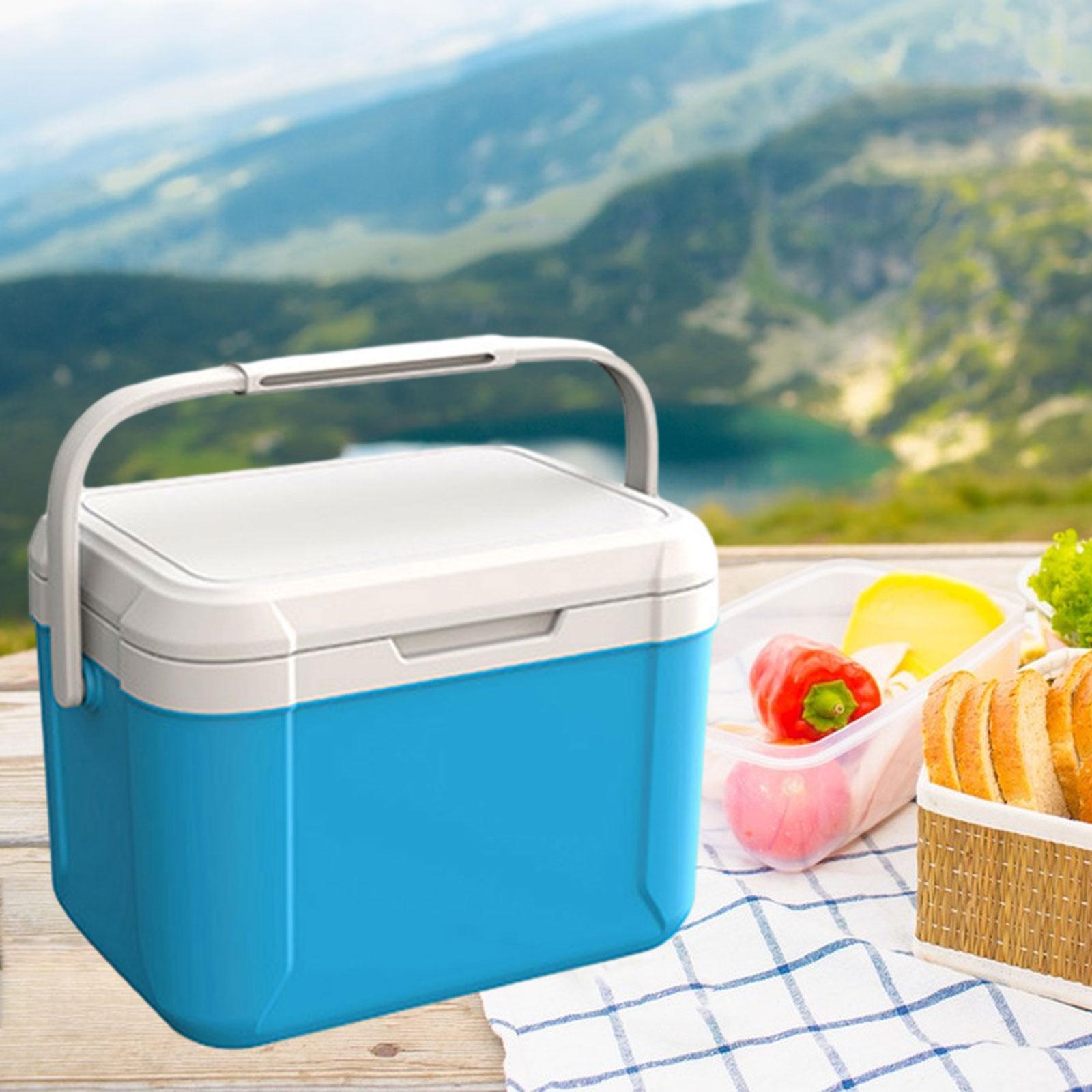 Box Car Refrigerator 5L Beverage Storage Organizer Ice Bucket Hot/Cold Retention  Hard  for Camping Picnic