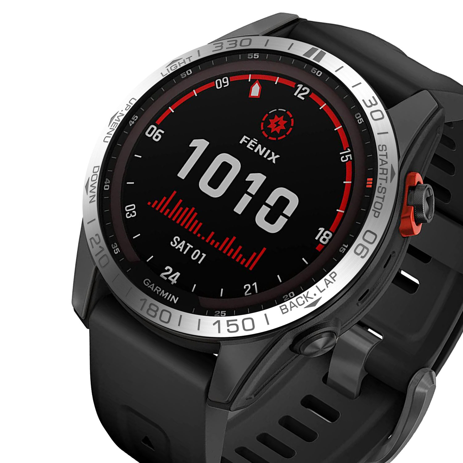 Vòng Kim Loại Bảo Vệ Viền Bezel Cho Garmin Fenix 7S/ 7/ 7X &amp; Garmin Fenix 7S Pro/ 7 Pro/ 7X Pro &amp; Garmin Epix Pro 42/47/51mm