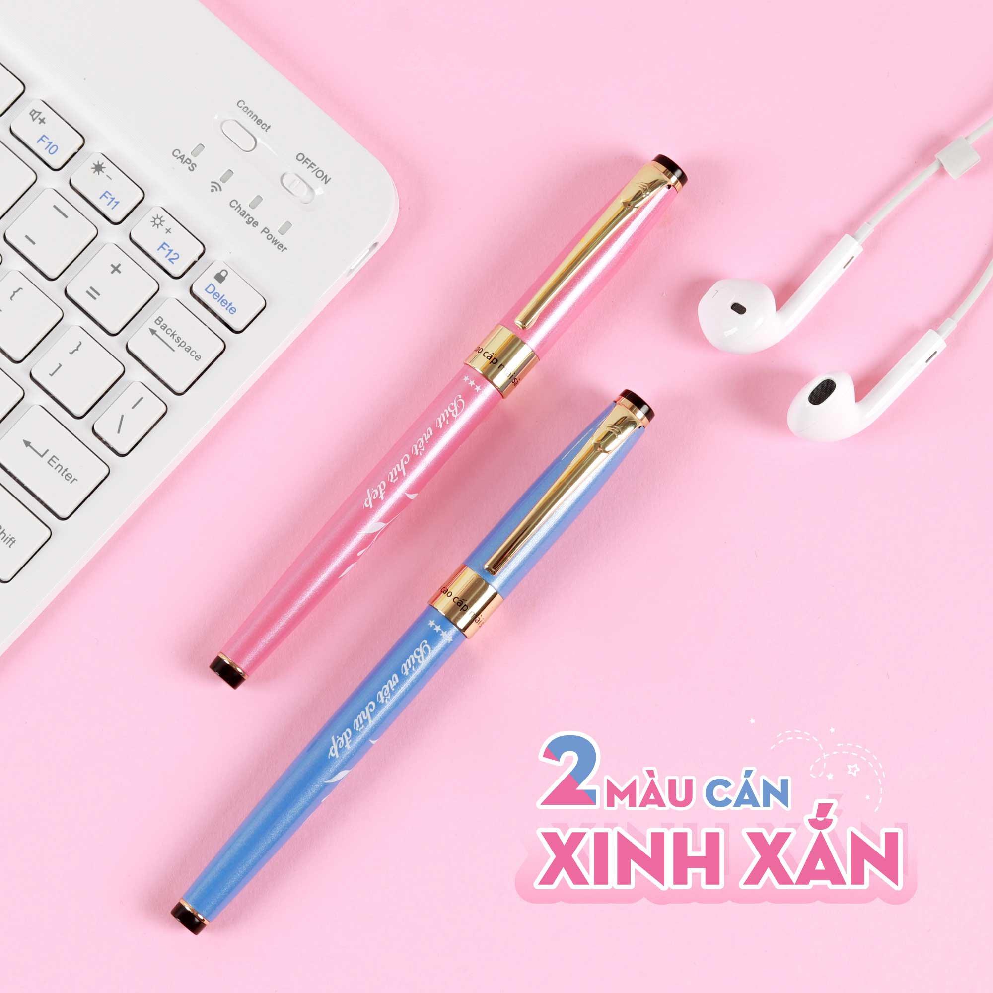 Bút máy Thiên Long TP-FTC02 - Bút viết chữ đẹp - Tặng 05 ống mực