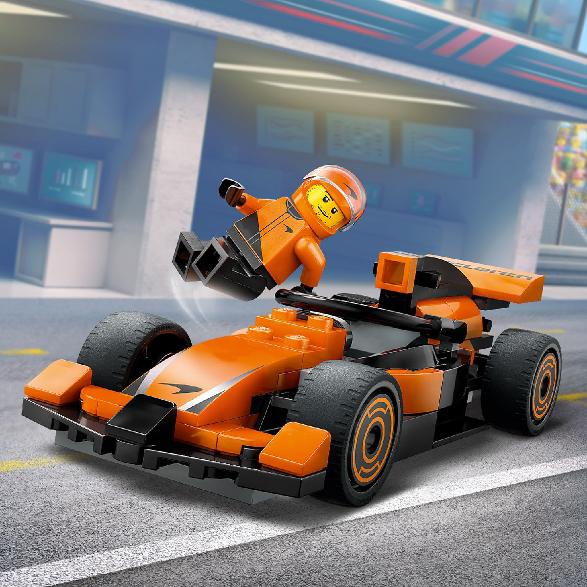 LEGO CITY 60442 Đồ Chơi Lắp Ráp Xe Đua F1 (86 chi tiết)