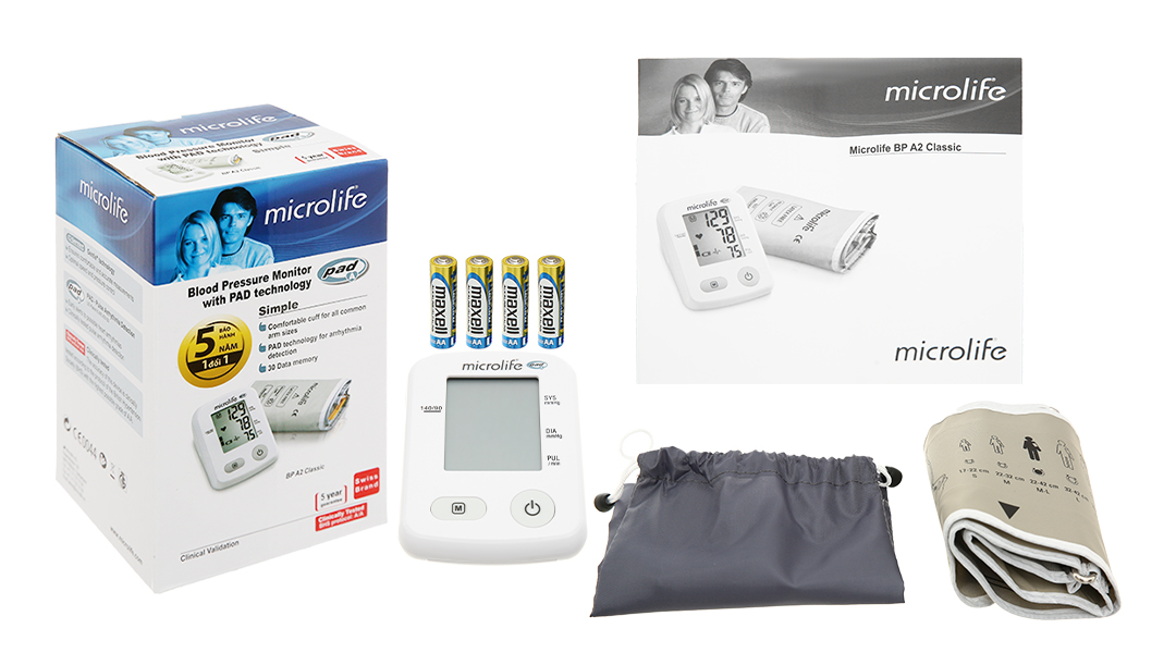 Máy đo huyết áp Microlife BP A2 Classic Hàng chính hãng