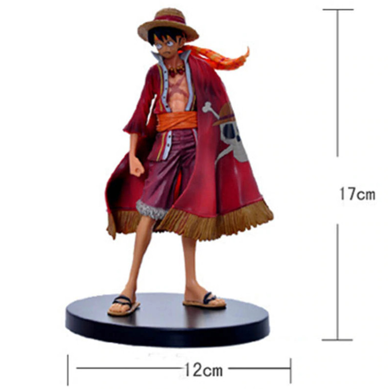 Mô Hình Luffy One Piece - Áo Choàng Đỏ ( Cao 17cm )