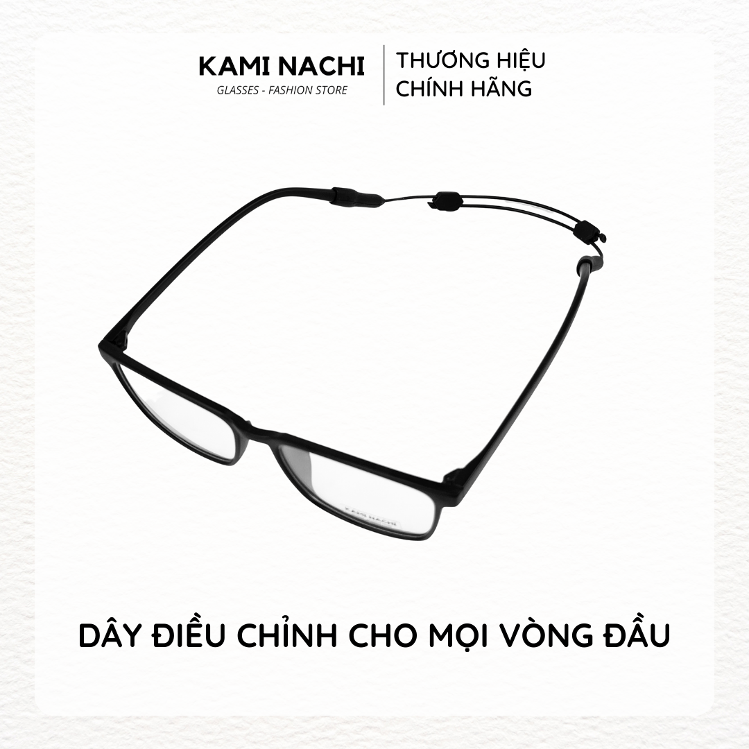 Dây đeo giữ chống trượt cho mắt kính chất liệu nhựa silicon, ôm sát vòng đầu KAMI NACHI