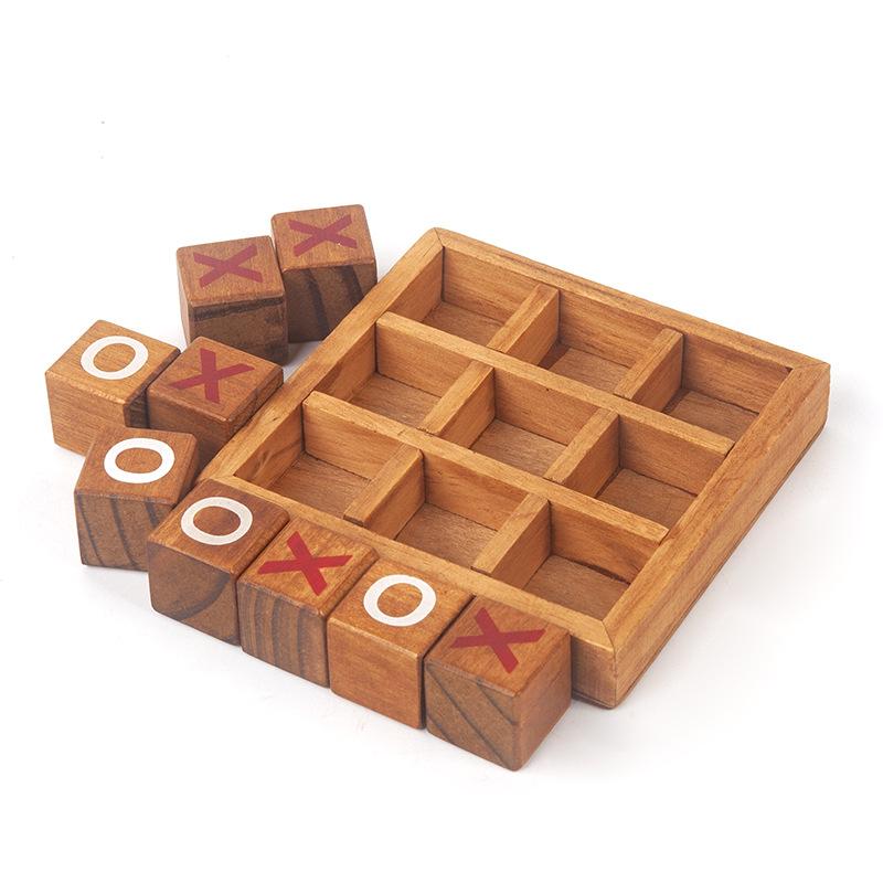 Tic Tac Toe cho trẻ em và người lớn Bàn cà phê Trang trí phòng khách và bàn làm việc