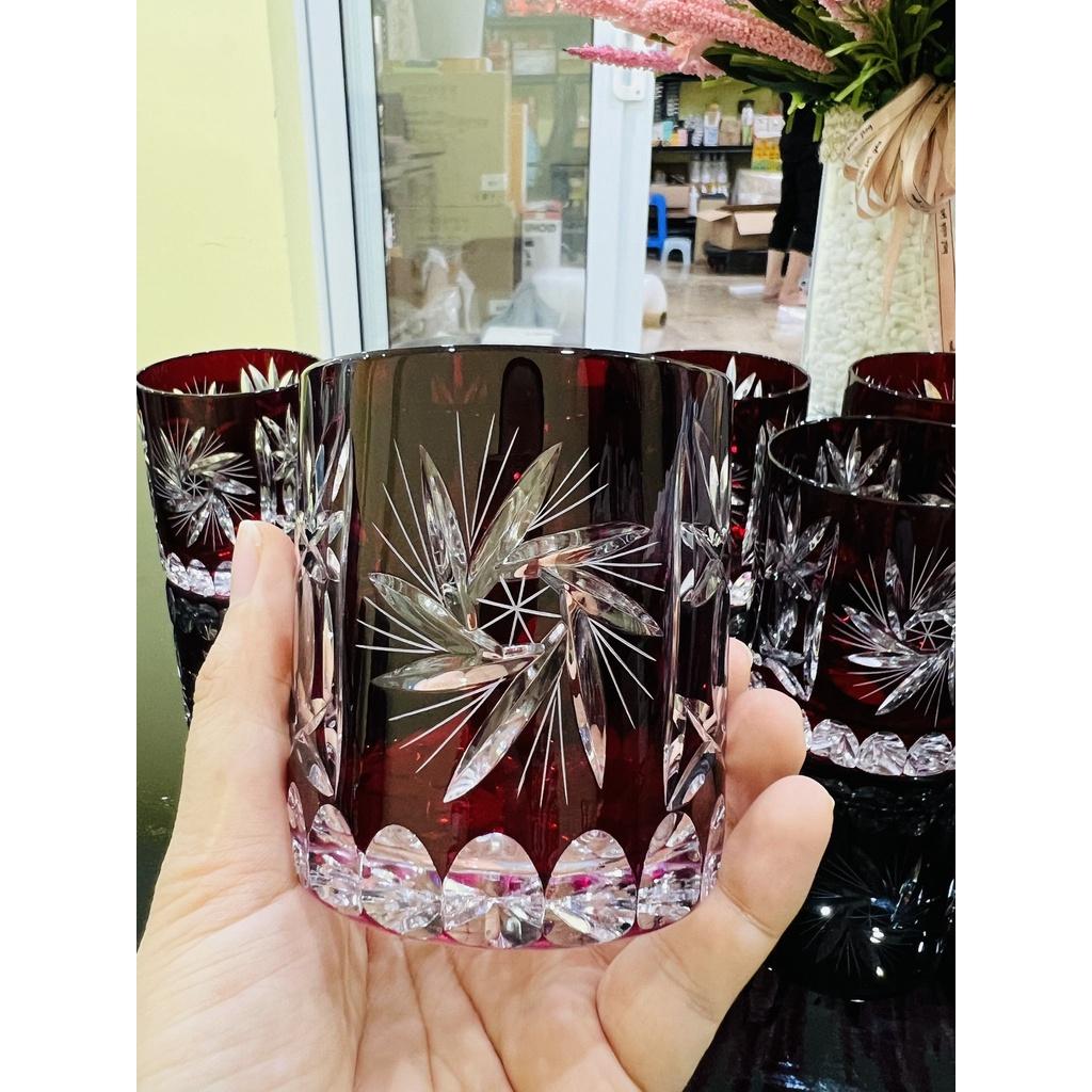 Bộ 6 Cốc Pha Lê Ruby Marika 280ml sang xịn - Made in Poland