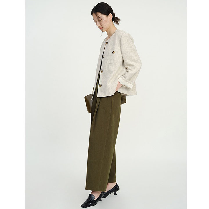 Quần ống rộng nữ 1 ly chất vải Linen Premium sang trọng ArcticHunter
