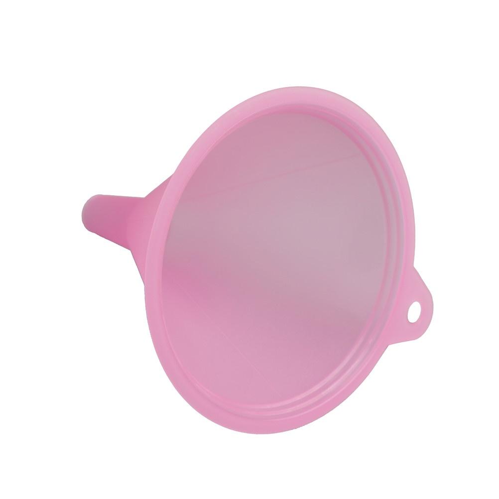 AA 5 Pcs Candy Color Funnel Food Grade Plastic Liquid Container for Spices Powder Oils