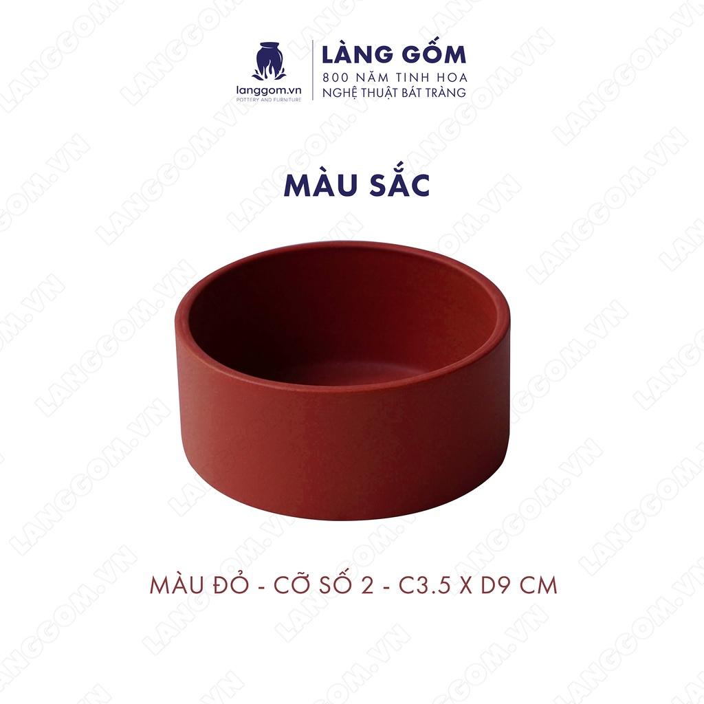 Khay gốm sứ cao cấp kiểu yoyo - Gốm sứ Bát Tràng