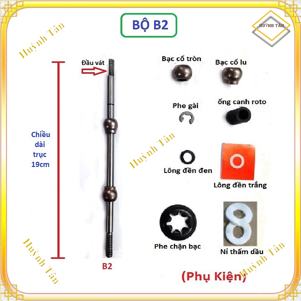 Bộ trục bạc máy quạt các loại kèm phụ kiện loại tốt - Hàng chính hãng