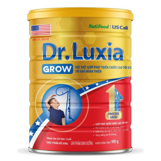 SỮA DR. LUXIA GROW GIÚP PHÁT TRIỂN CHIỀU CAO TỐI ƯU, TRÍ NÃO HOÀN THIỆN