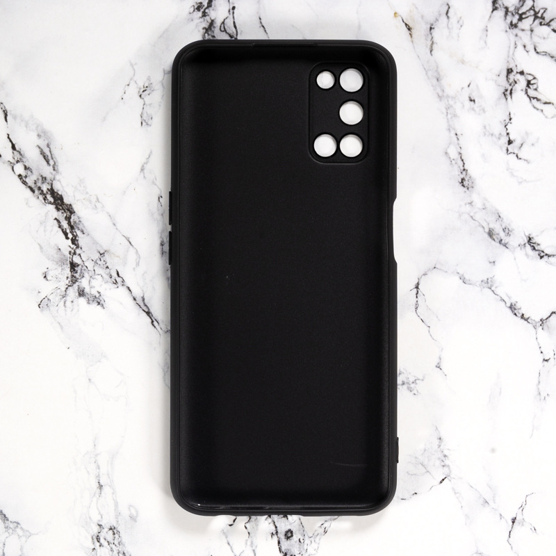 Ốp lưng cho OPPO A52 chất liệu silicon dẻo màu đen chống sốc