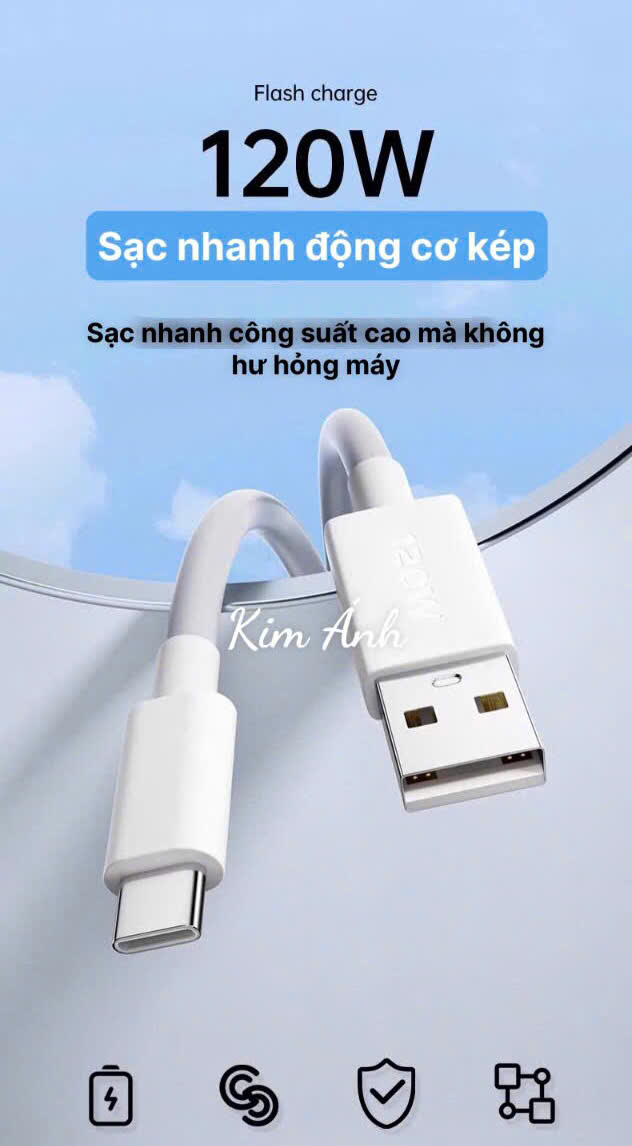 2 mét- Dây sạc siêu nhanh LI-TOP LX78 120W, chân Type C dài 2 mét, dây mịn to, lõi 260 sợ đồng, được dùng thử 30 ngày hàng chính hãng
