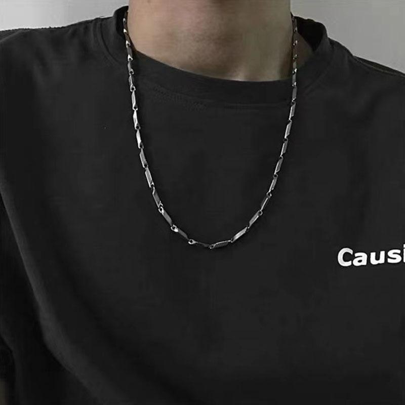 Dây chuyền nam vòng cổ Xích Trơn Basic nam nữ unisex Titan bạc đẹp không gỉ trangsucpt PTDCNA13