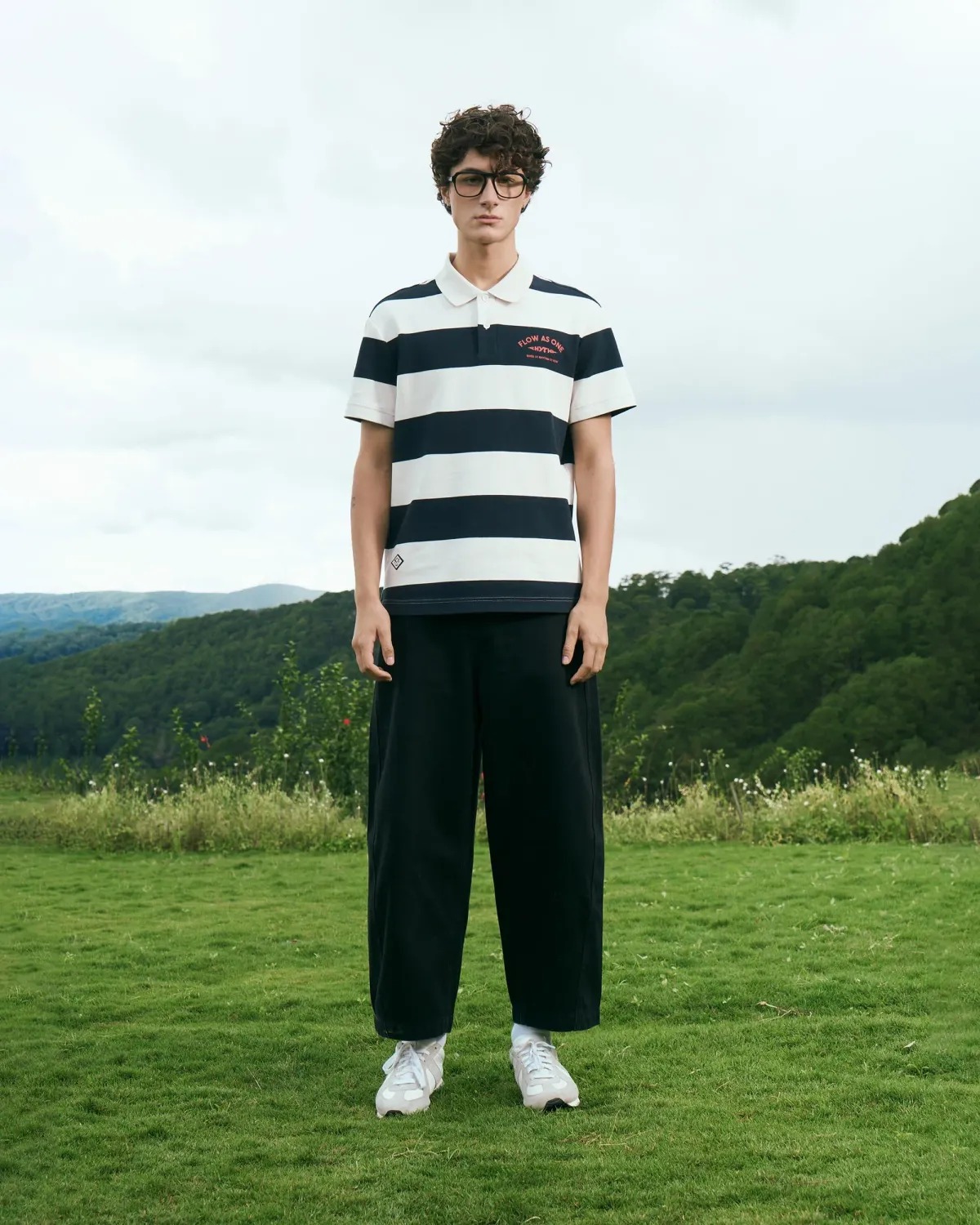 Quần dài denim nam silicone patch.Cocoon - ROUTINE 10F25DPA045