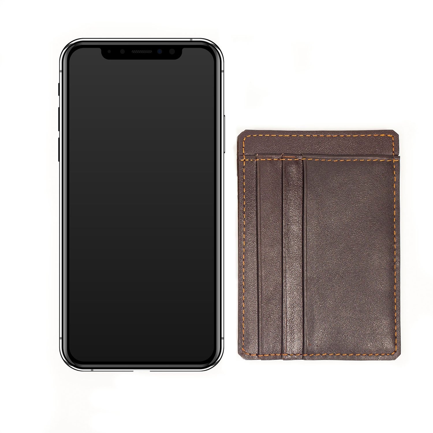 Ví đựng thẻ, Card holder v129 Bụi Leather - Da bò thật cao cấp - Bảo hành 12 tháng