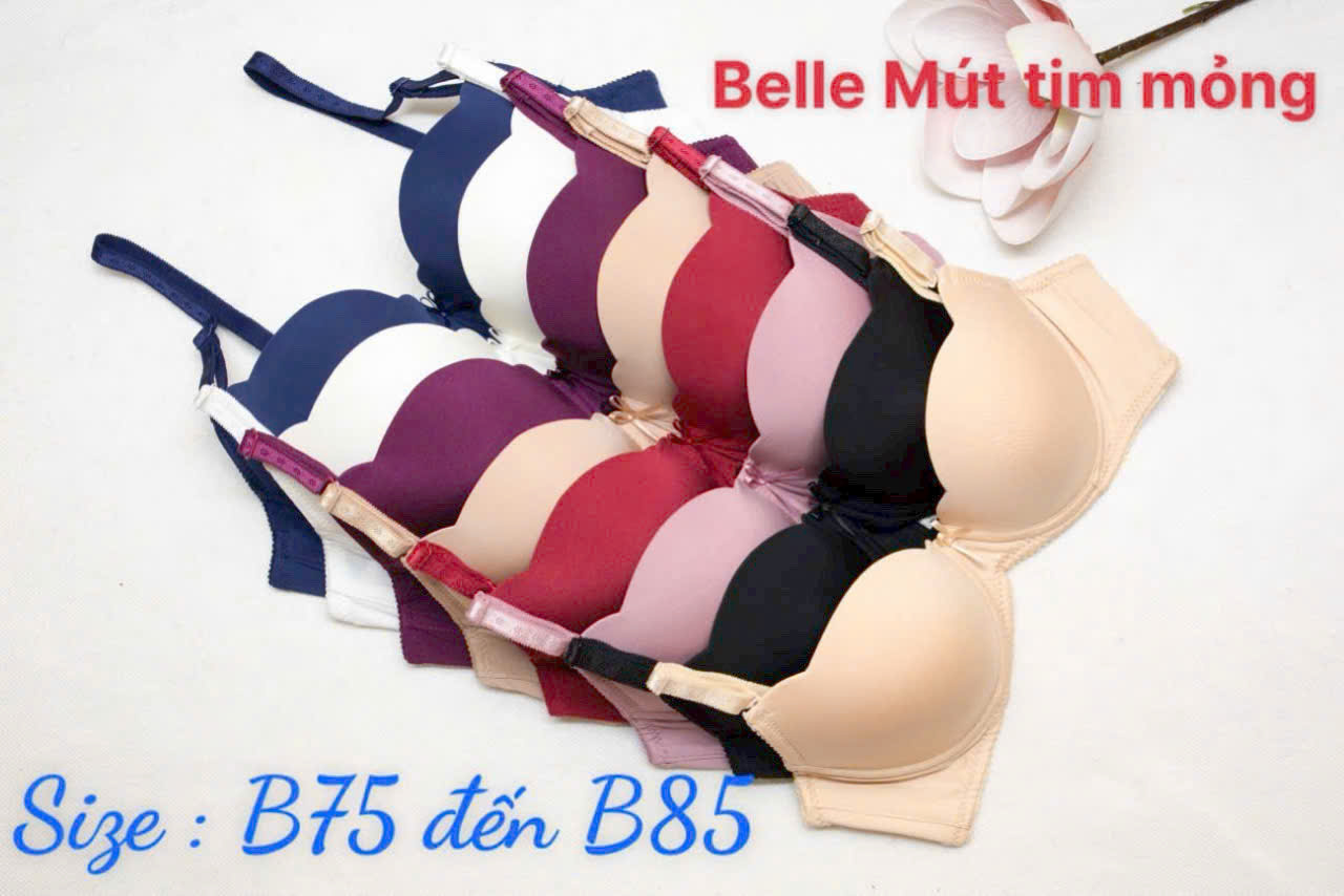 Áo Lót Nữ Belle 289 – Mút Đúc Mỏng Hình Tim, Gọng Nâng Ngực Tự Nhiên