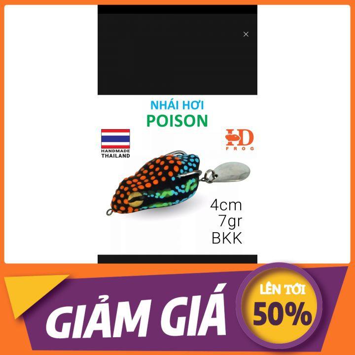 NHÁI HƠI POISON - mồi giả Thái Lan câu lure cá lóc giá rẻ siêu nhạy - 4CM/7GR VÀ 4CM-11G