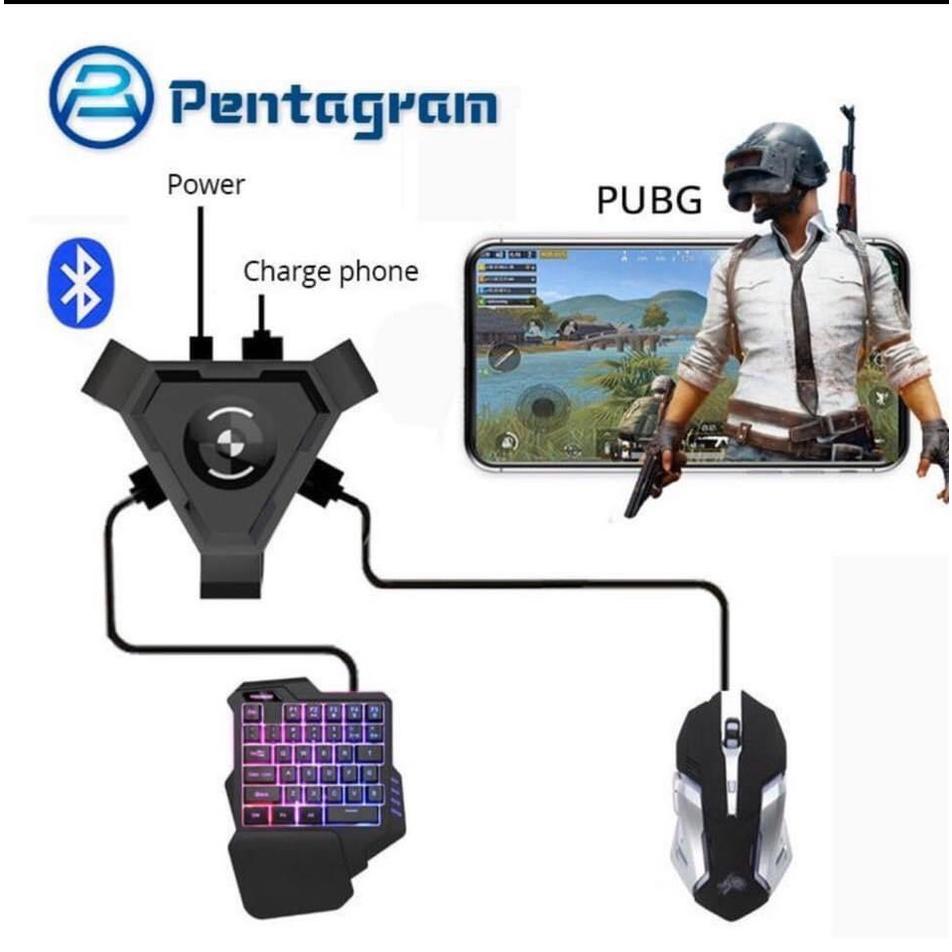 COMBO BÀN PHÍM G94 + CHUỘT + THIẾT BỊ CHUYỂN ĐỔI 3IN1 GAME PUBG