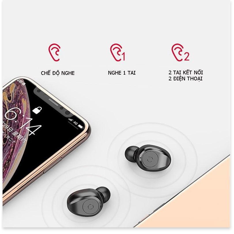 Tai Nghe Bluetooth 5.0 S11 Chất Lượng Cao - Chống Nước IPX5 - Nghe 90h - Tích Hợp Micro - Tự Động Kết Nối - Tương Thích