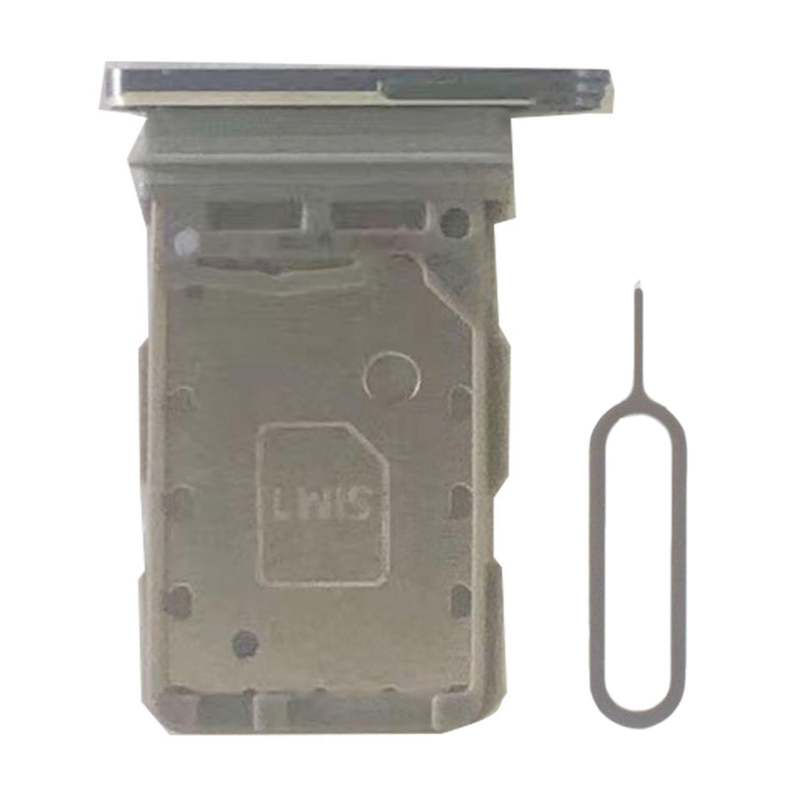 Dual Sim Card Tray Holder, Smartphone Card Slot for S21 5G G991B G991U Slot Socket
