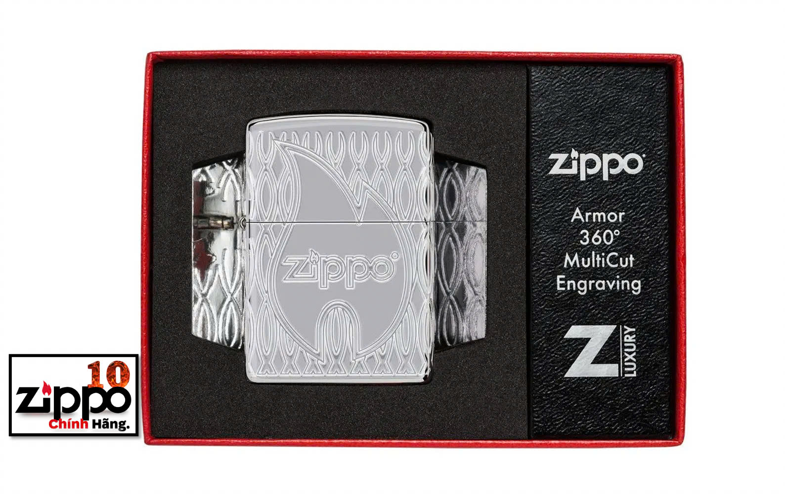 Bật lửa Zippo 48838 Flame Design - Chính hãng 100%