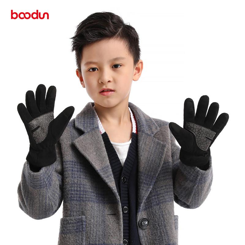 BOODUN Trẻ Em Mùa Đông Nhiệt Trang Trượt Tuyết Găng Tay Dành Cảm Ứng Màn Hình Ván Trượt Tuyết Tuyết Trượt Tuyết Găng Tay Ấm Ngoài Trời Găng Tay Thể Thao