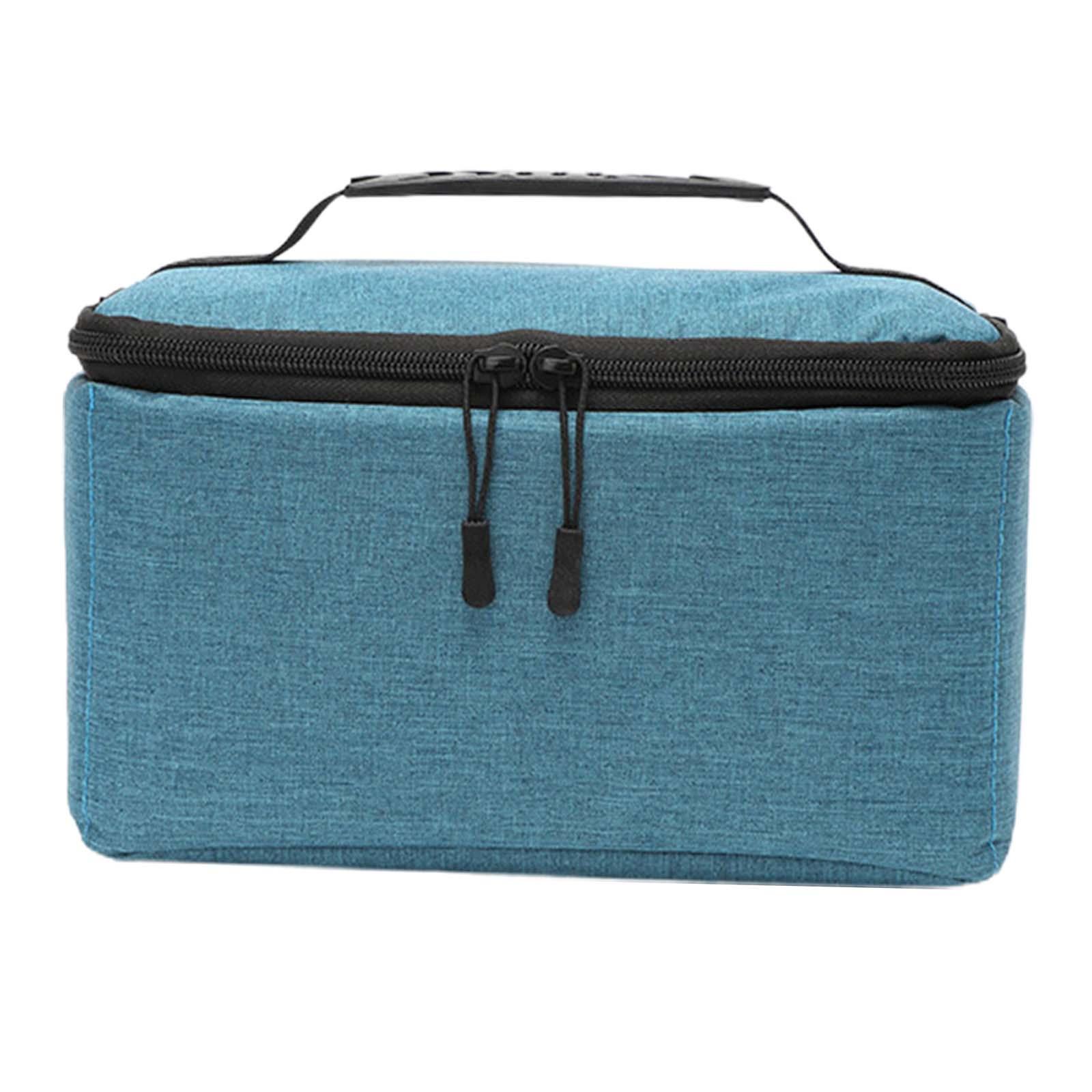 Camera Bag Travel Protective Case, Soft Padded Compact Dustproof Anti Shock with Compartment, Storage Bag Camera Carrying Case for Lens Lenses