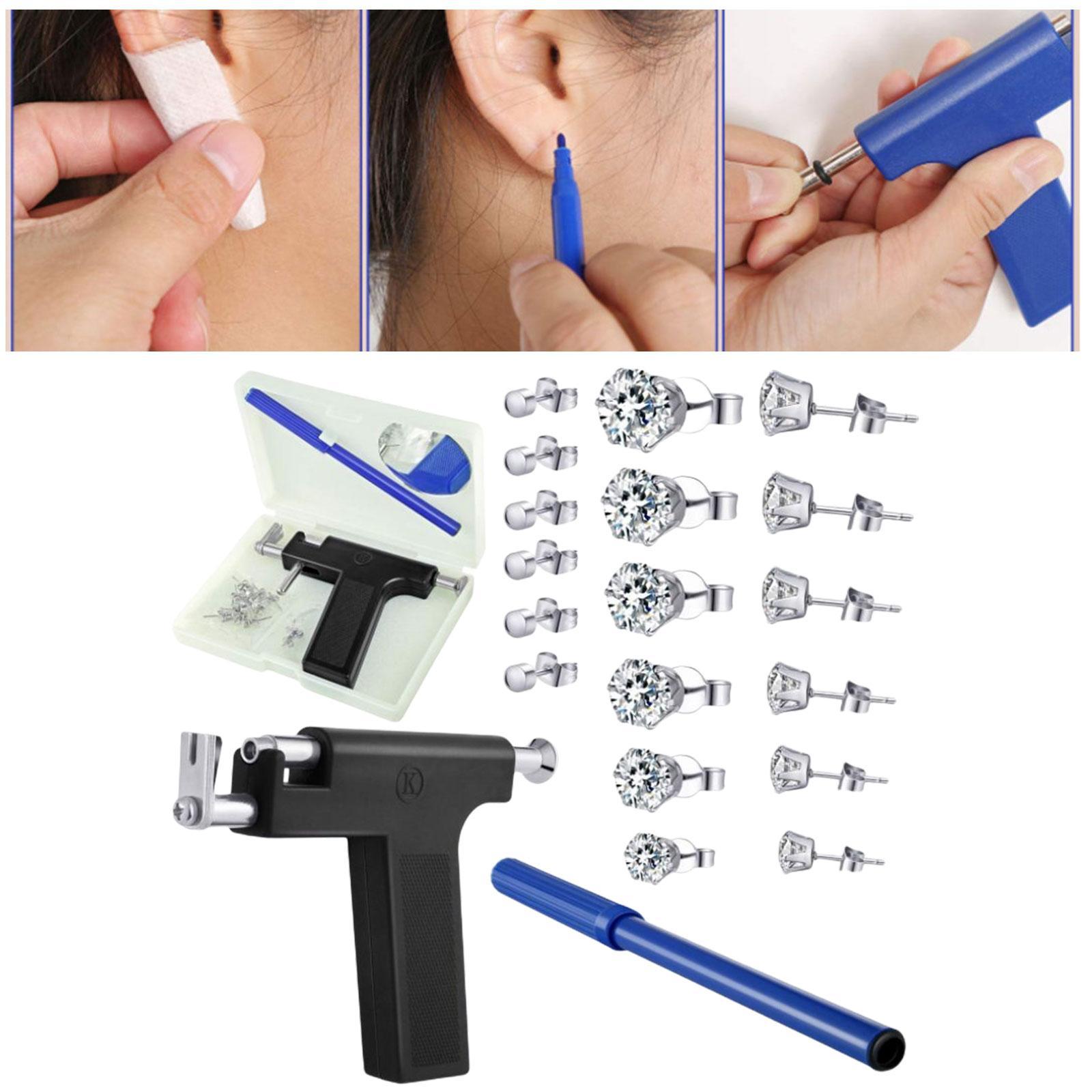 Ear Piercing Kit Practical Multifunction Lip for Home Salon Women